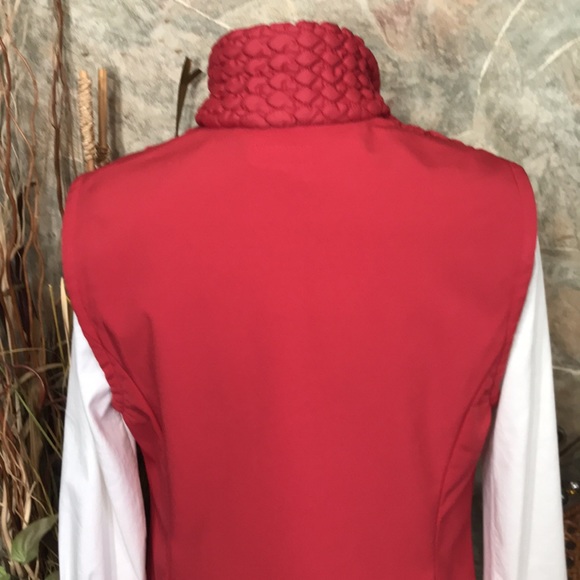 Susan graver 🌹 stunning raspberry rust Red vest - Picture 9 of 13